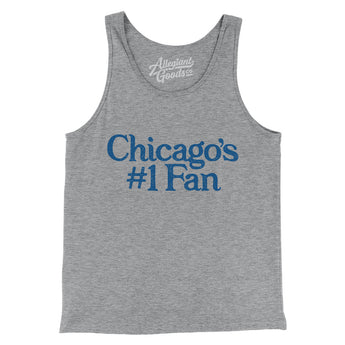 Chicago's Number 1 Fan Men/Unisex Tank Top-Allegiant Goods Co. Vintage Sports Apparel