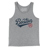 Boston Vintage Script Men/Unisex Tank Top-Allegiant Goods Co. Vintage Sports Apparel