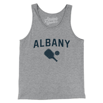 Albany Pickleball Men/Unisex Tank Top-Athletic Heather-Allegiant Goods Co. Vintage Sports Apparel