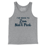 I've Been To Zion National Park Men/Unisex Tank Top-Athletic Heather-Allegiant Goods Co. Vintage Sports Apparel