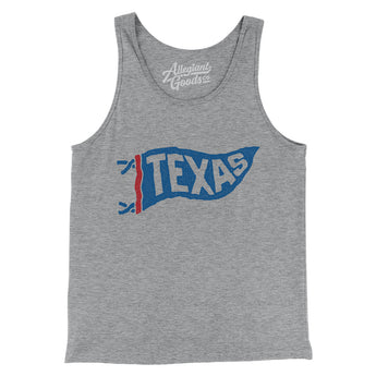 Texas Pennant Men/Unisex Tank Top-Allegiant Goods Co. Vintage Sports Apparel