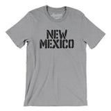 New Mexico Military Stencil Men/Unisex T-Shirt-Athletic Heather-Allegiant Goods Co. Vintage Sports Apparel