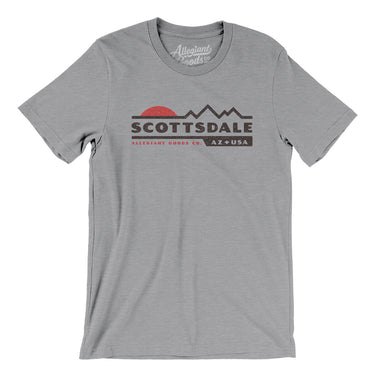 Scottsdale Mountain Sunset Men/Unisex T-Shirt-Athletic Heather-Allegiant Goods Co. Vintage Sports Apparel
