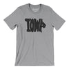 Iowa State Shape Text Men/Unisex T-Shirt-Athletic Heather-Allegiant Goods Co. Vintage Sports Apparel