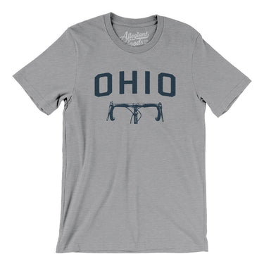 Ohio Cycling Men/Unisex T-Shirt-Athletic Heather-Allegiant Goods Co. Vintage Sports Apparel