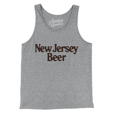 New Jersey Beer Men/Unisex Tank Top-Allegiant Goods Co. Vintage Sports Apparel