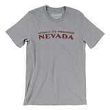 Actually It's Pronounced Nevada Men/Unisex T-Shirt-Athletic Heather-Allegiant Goods Co. Vintage Sports Apparel