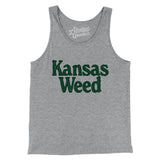 Kansas Weed Men/Unisex Tank Top-Athletic Heather-Allegiant Goods Co. Vintage Sports Apparel