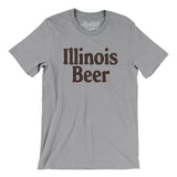 Illinois Beer Men/Unisex T-Shirt-Athletic Heather-Allegiant Goods Co. Vintage Sports Apparel