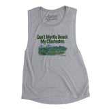 Don't Myrtle Beach My Charleston Women's Flowey Scoopneck Muscle Tank-Allegiant Goods Co. Vintage Sports Apparel