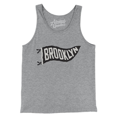 Brooklyn Pennant Men/Unisex Tank Top-Allegiant Goods Co. Vintage Sports Apparel