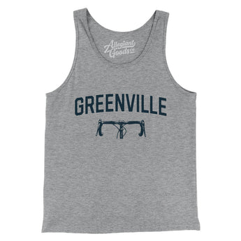 Greenville Cycling Men/Unisex Tank Top-Athletic Heather-Allegiant Goods Co. Vintage Sports Apparel