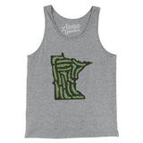 Minnesota Golf Course Men/Unisex Tank Top-Athletic Heather-Allegiant Goods Co. Vintage Sports Apparel