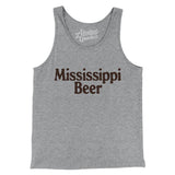 Mississippi Beer Men/Unisex Tank Top-Athletic Heather-Allegiant Goods Co. Vintage Sports Apparel