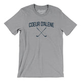 Coeur D'alene Golf Men/Unisex T-Shirt-Athletic Heather-Allegiant Goods Co. Vintage Sports Apparel