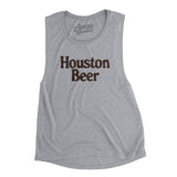 Houston Beer Women's Flowey Scoopneck Muscle Tank-Allegiant Goods Co. Vintage Sports Apparel