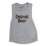 Detroit Beer Women's Flowey Scoopneck Muscle Tank-Allegiant Goods Co. Vintage Sports Apparel