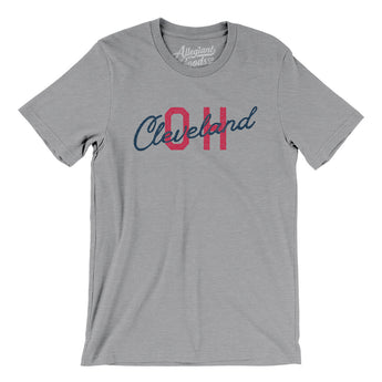 Cleveland Oh Overprinted Men/Unisex T-Shirt-Allegiant Goods Co. Vintage Sports Apparel