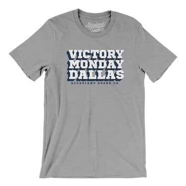 Victory Monday Dallas Men/Unisex T-Shirt-Allegiant Goods Co. Vintage Sports Apparel