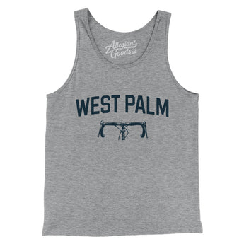 West Palm Cycling Men/Unisex Tank Top-Athletic Heather-Allegiant Goods Co. Vintage Sports Apparel