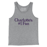 Charlotte's Number 1 Fan Men/Unisex Tank Top-Allegiant Goods Co. Vintage Sports Apparel