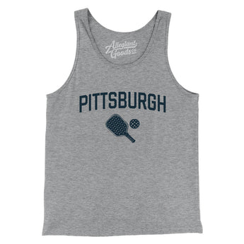 Pittsburgh Pickleball Men/Unisex Tank Top-Athletic Heather-Allegiant Goods Co. Vintage Sports Apparel