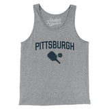Pittsburgh Pickleball Men/Unisex Tank Top-Athletic Heather-Allegiant Goods Co. Vintage Sports Apparel