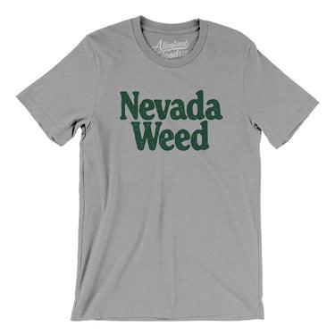 Nevada Weed Men/Unisex T-Shirt-Athletic Heather-Allegiant Goods Co. Vintage Sports Apparel