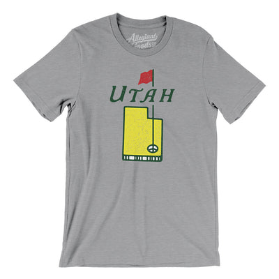 Utah Golf Men/Unisex T-Shirt-Athletic Heather-Allegiant Goods Co. Vintage Sports Apparel