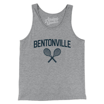 Bentonville Tennis Men/Unisex Tank Top-Athletic Heather-Allegiant Goods Co. Vintage Sports Apparel
