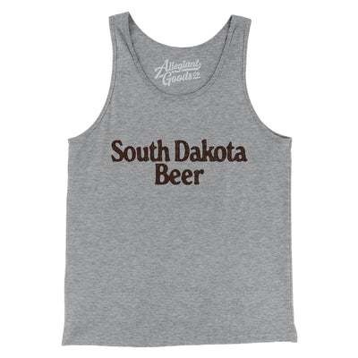 South Dakota Beer Men/Unisex Tank Top-Athletic Heather-Allegiant Goods Co. Vintage Sports Apparel