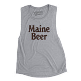 Maine Beer Women's Flowey Scoopneck Muscle Tank-Allegiant Goods Co. Vintage Sports Apparel