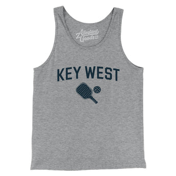 Key West Pickleball Men/Unisex Tank Top-Athletic Heather-Allegiant Goods Co. Vintage Sports Apparel