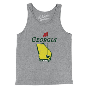 Georgia Golf Men/Unisex Tank Top-Allegiant Goods Co. Vintage Sports Apparel