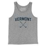 Vermont Golf Men/Unisex Tank Top-Athletic Heather-Allegiant Goods Co. Vintage Sports Apparel