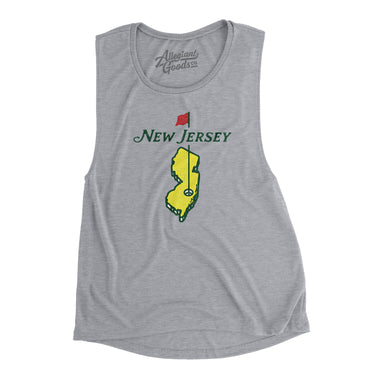 New Jersey Golf Women's Flowey Scoopneck Muscle Tank-Allegiant Goods Co. Vintage Sports Apparel