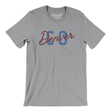 Denver Co Overprinted Men/Unisex T-Shirt-Allegiant Goods Co. Vintage Sports Apparel