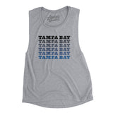 Tampa Bay Repeat Women's Flowey Scoopneck Muscle Tank-Allegiant Goods Co. Vintage Sports Apparel