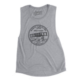 North Carolina State Quarter Women's Flowey Scoopneck Muscle Tank-Allegiant Goods Co. Vintage Sports Apparel