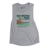 Gas Works Park Women's Flowey Scoopneck Muscle Tank-Allegiant Goods Co. Vintage Sports Apparel