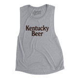 Kentucky Beer Women's Flowey Scoopneck Muscle Tank-Athletic Heather-Allegiant Goods Co. Vintage Sports Apparel