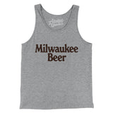 Milwaukee Beer Men/Unisex Tank Top-Athletic Heather-Allegiant Goods Co. Vintage Sports Apparel