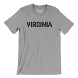 Virginia Military Stencil Men/Unisex T-Shirt-Allegiant Goods Co. Vintage Sports Apparel