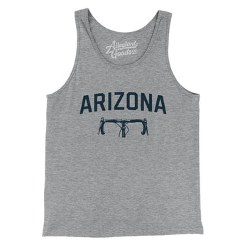 Arizona Cycling Men/Unisex Tank Top-Athletic Heather-Allegiant Goods Co. Vintage Sports Apparel