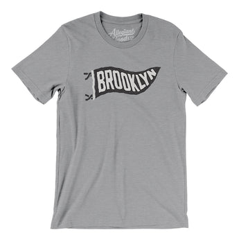 Brooklyn Pennant Men/Unisex T-Shirt-Allegiant Goods Co. Vintage Sports Apparel