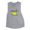 Nebraska Golf Women's Flowey Scoopneck Muscle Tank-Athletic Heather-Allegiant Goods Co. Vintage Sports Apparel