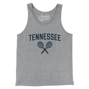 Tennessee Tennis Men/Unisex Tank Top-Athletic Heather-Allegiant Goods Co. Vintage Sports Apparel