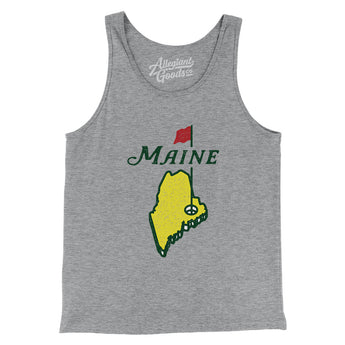 Maine Golf Men/Unisex Tank Top-Allegiant Goods Co. Vintage Sports Apparel