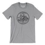 California State Quarter Men/Unisex T-Shirt-Allegiant Goods Co. Vintage Sports Apparel