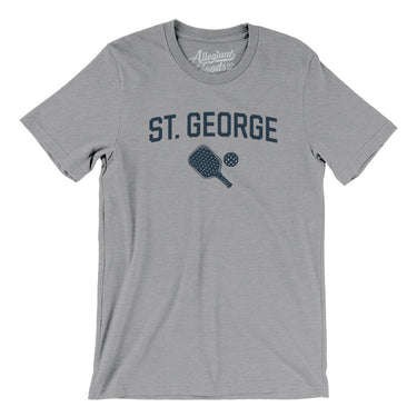 St. George Pickleball Men/Unisex T-Shirt-Athletic Heather-Allegiant Goods Co. Vintage Sports Apparel